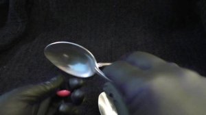 Моя любимая ложка. Мельхиор - остатки золота.