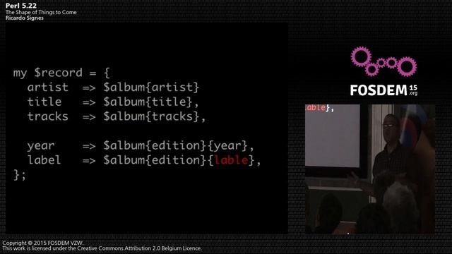 FOSDEM 2015 - Developer Room - Perl - Erl5 22 Things To Come смотреть онлайн