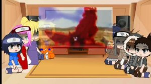 "Реакция друзей Наруто на силу Наруто и Саске + бонус "