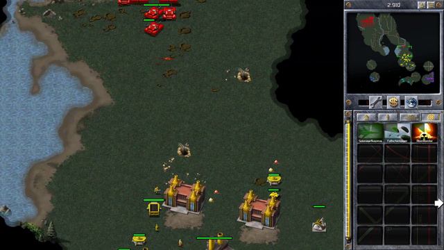 Command & Conquer Red Alert Remastered/ (Skirmish) 1VS5 HARD AI I Hamburger Hill (Mega) I смотреть онлайн