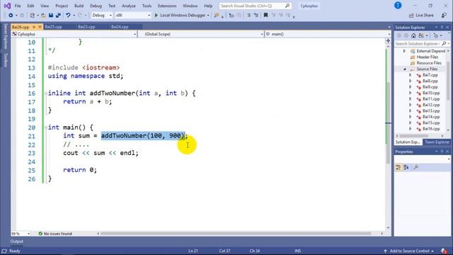 C++ 26: Hàm inline смотреть онлайн