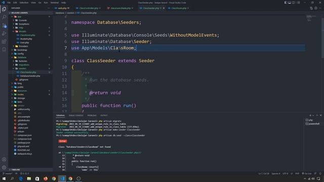 Tutorial LARAVEL 9 : Database Seeding (Seeder) | Laravel Dasar Untuk Pemula смотреть онлайн