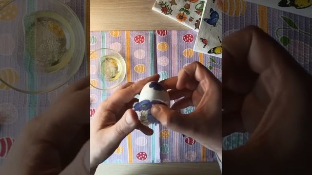 Декупаж пасхального яйца смотреть онлайн