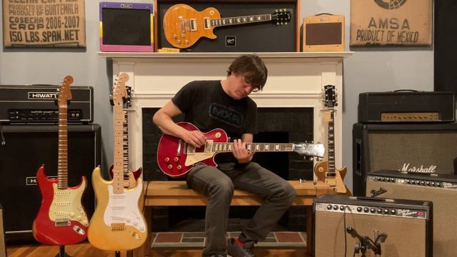 2013 Gibson '57 Les Paul George Harrison/Eric Clapton "Lucy" Aged Cherry w/ '64 Fender Deluxe Rever смотреть онлайн
