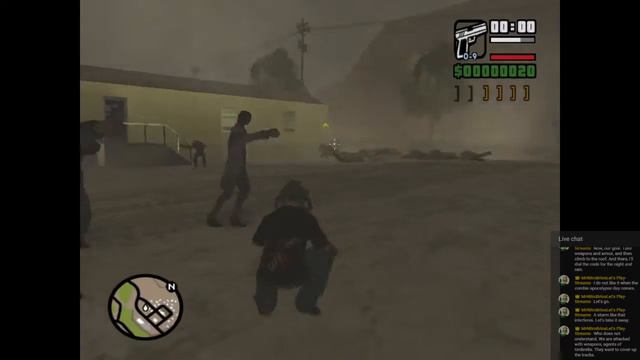 GTA San Andreas Resident Evil 5 World Fallen. PC Version. Walkthrough. Live Stream! смотреть онлайн