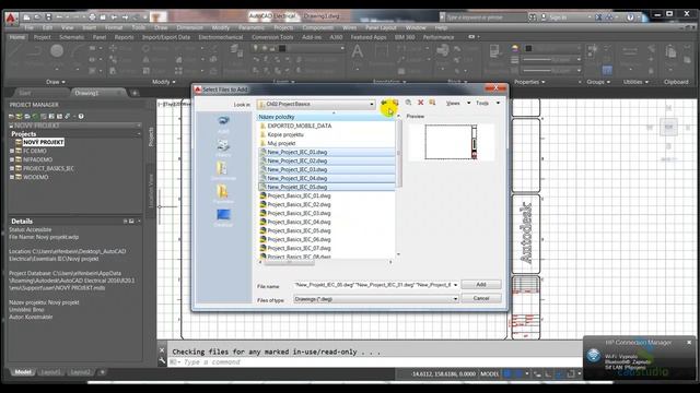 AutoCAD Electrical - založení projektu смотреть онлайн