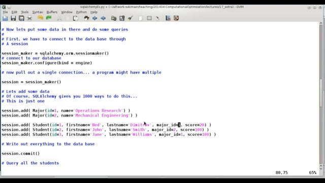 Ned Dimitrov: SQLAlchemy Tutorial смотреть онлайн