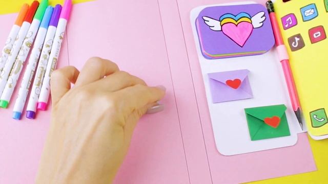 Как сделать органайзер своими руками для канцелярии | Поделки из бумаги | Diy лайфхаки для школы смотреть онлайн