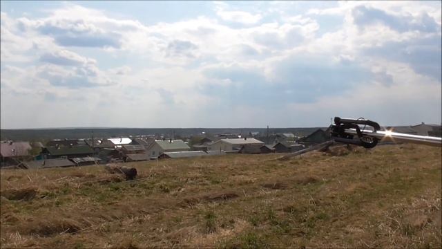 Прогулка на горку. Новые колеса на прицеп. смотреть онлайн