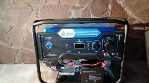 Бензиновый генератор ТСС SGG 6000EHNA, (6500 Вт), реальная эксплуатация, пуск в мороз