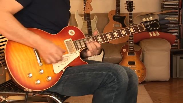 2006 Gibson Les Paul 1960 Reissue Custom Shop Flametop, cherry sunburst Part2 смотреть онлайн