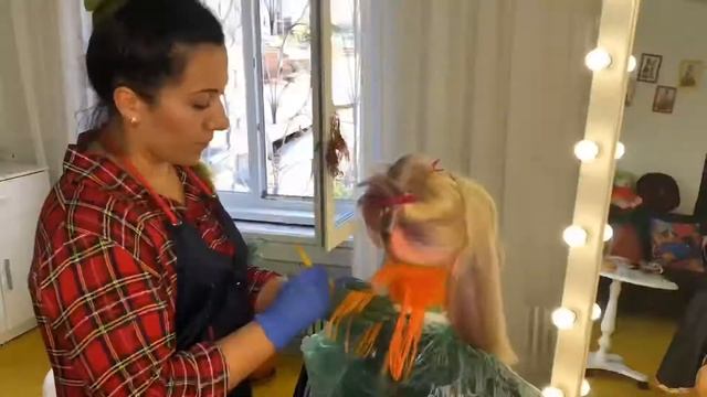 Пепельный блонд со скрытым окрашиванием❤️ смотреть онлайн