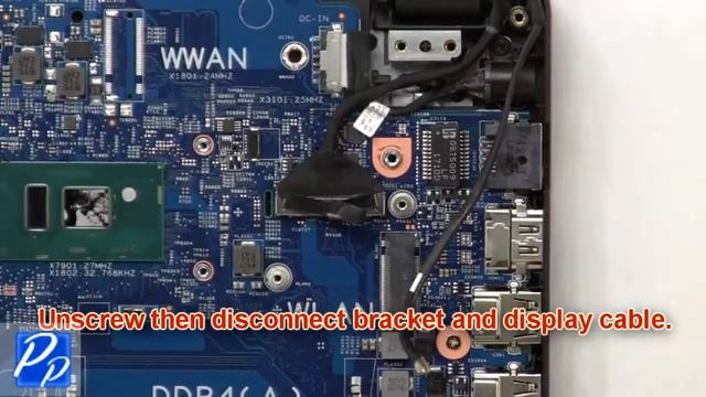 Dell Latitude 3580 (P79G002) Display Hinges How-To Video Tutorial смотреть онлайн