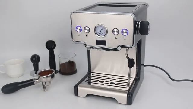 ITOP 15 Bar Italian Semi Automatic Coffee Maker Cappuccino Milk Bubble Maker Espresso Coffee Machin смотреть онлайн