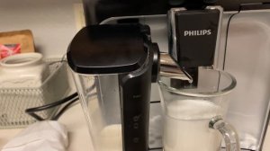 Philips 3200 LatteGo Espresso Machine First Cappuccino!