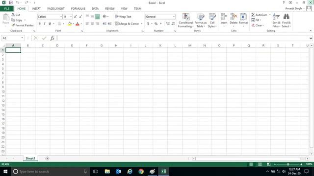 MS-Excel Step By Step -Lab 1- Open Excel Application смотреть онлайн
