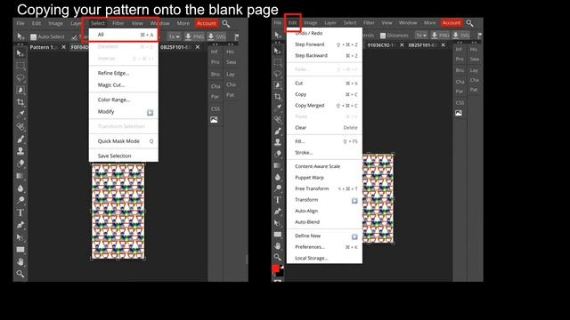 A guide to creating more complex patterns with Photopea Video смотреть онлайн