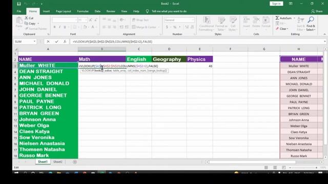 VLOOKUP Multiple Values at Once. VLOOKUP Return Multiple Criteria/Values смотреть онлайн