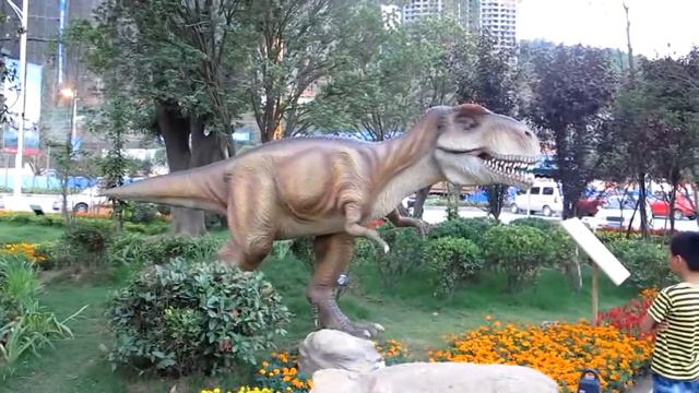 Механический динозавр - T-Rex 6 м смотреть онлайн