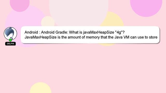 Android : Android Gradle: What is javaMaxHeapSize "4g"? смотреть онлайн