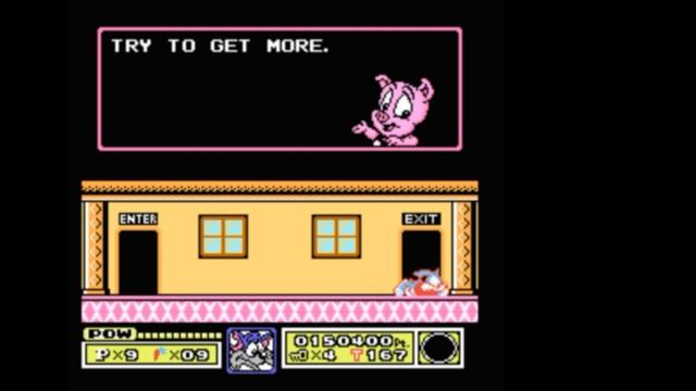 Dendy (Famicom,Nintendo,Nes) 8-bit Tiny Toon Adventures Stage 5 Wacky Land