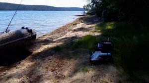 Купил мотор Гладиатор 9.8!!! Обкатка, оторвал якорь!