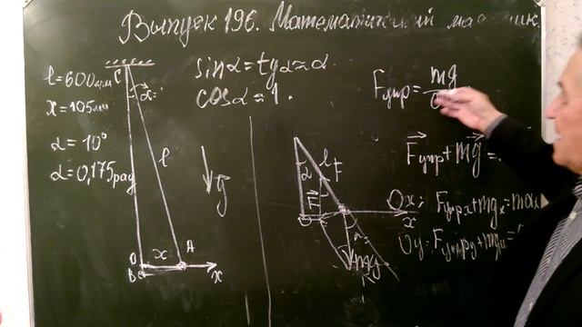 Выпуск 196.Математический маятник.