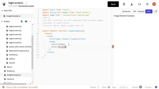 how to use image elements in react native | react native tutorial for beginners in hindi смотреть онлайн