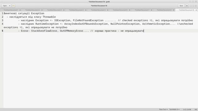 Java IO, Exceptions handling смотреть онлайн
