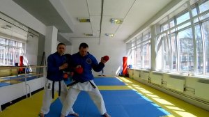 Комплекс упражнений 3 в паре каратэ