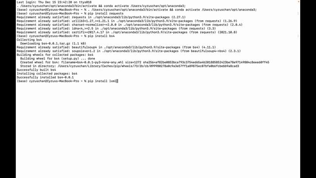 Python Complete Course #-50 Python web scraping: setup request, beautiful soap and lxml смотреть онлайн
