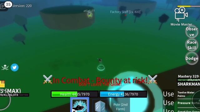 BOUNTY HUNTING WITH POLE v2 AND ICE AND SHARKMAN | ROBLOX BLOX FRUIT смотреть онлайн