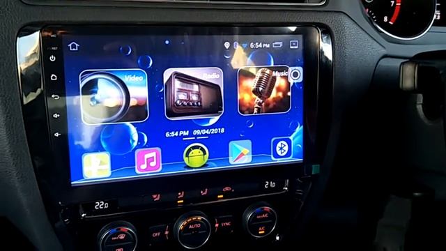 Volkswagen jetta Cogoo 10.1 inch android gps hd player with oem casing and canbus socket + camera смотреть онлайн