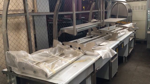 Линия раздачи для столовой Electrolux Новая оборудование для шведской линии смотреть онлайн