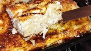 Пирог за 5 минут из лаваша и творога