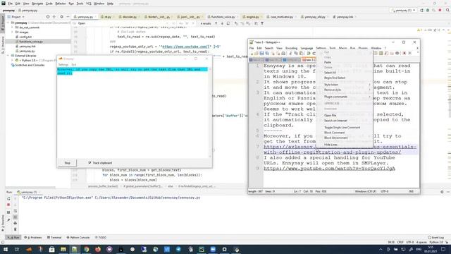 Yennysay - open source GUI text-to-speach tool for Windows 10 смотреть онлайн