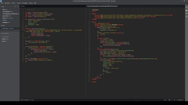 Let's Show #237 - JavaScript NodeJS Tutorial - Google Charting AreaChart MySQL #2 смотреть онлайн