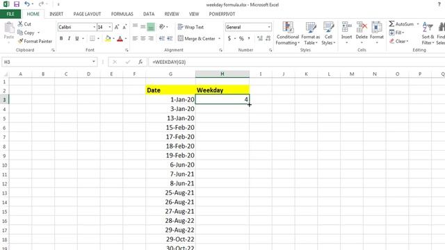 Ms-Excel - Excel Weekday Formula Hindi | How to use Weekday Function in Excel смотреть онлайн