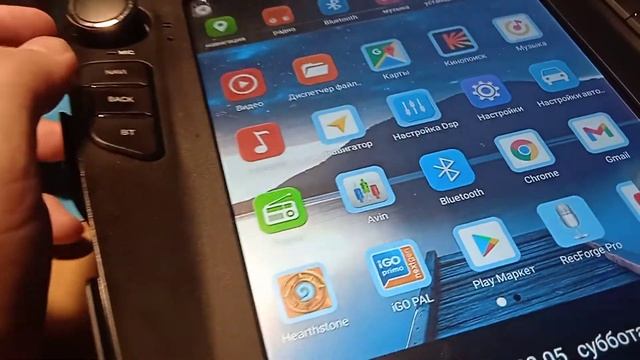 Штатная магнитола Mitsubishi Outlander XL 2005-2012 - Tesla style Android 10.0. смотреть онлайн