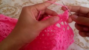 Красивое платье "ВЕСНА" крючком для девочки1-2 годика часть3