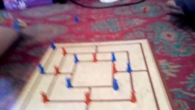 Игра на  дама с Ивона и Тедо