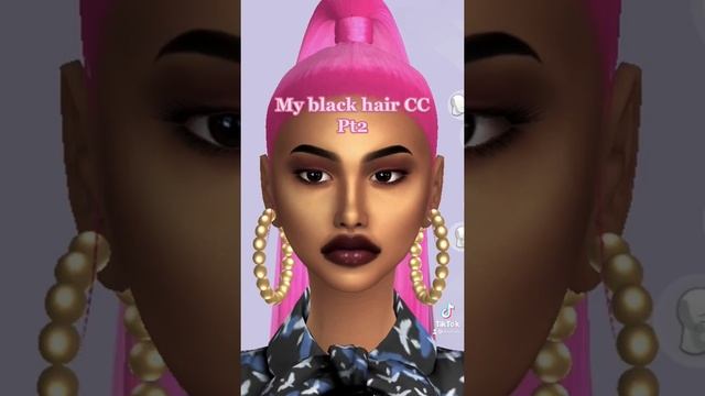My black hair cc sims 4 смотреть онлайн
