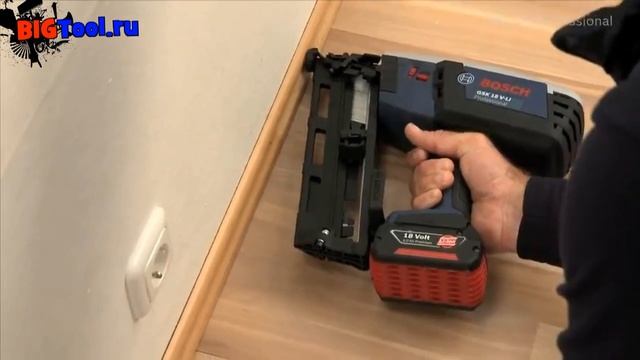 Аккумуляторный гвоздезабиватель Bosch GSK 18 V-LI смотреть онлайн