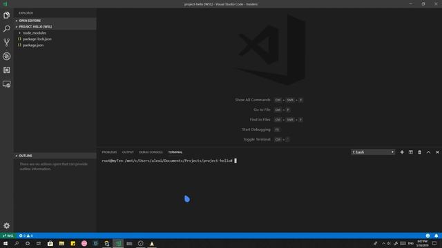 Windows 10: Creating a Node app on WSL with VSCode Remote смотреть онлайн