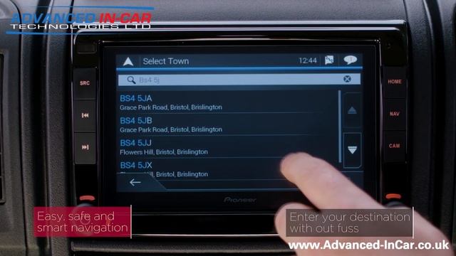 Pioneer AVIC-EVO1-DT2-C-OE Fiat Ducato Motorhome Navigation System
