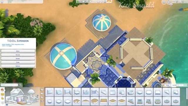 GREEK MANSION: Courtyard Oasis Kit [No CC] - Sims 4 Speed Build | Kate Emerald смотреть онлайн