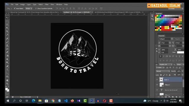 t shirt design on Photoshop(Beginner Tutorial) step by step from Beginner to Advance смотреть онлайн