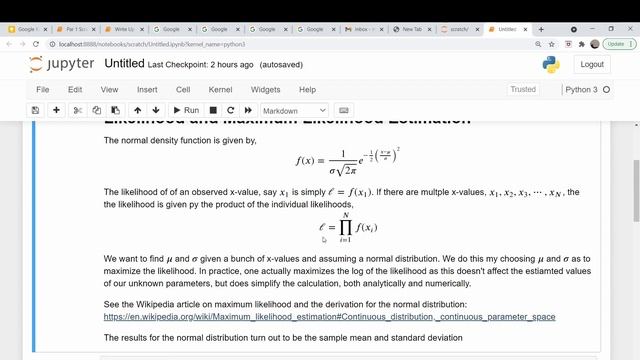Maximum Likelihood Estimation (Part 1) смотреть онлайн