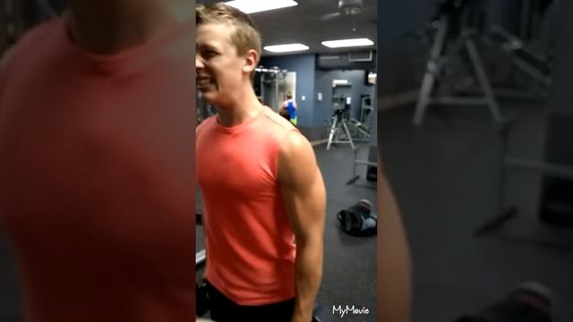 13 Year Old Natural Bodybuilder Training Biceps.