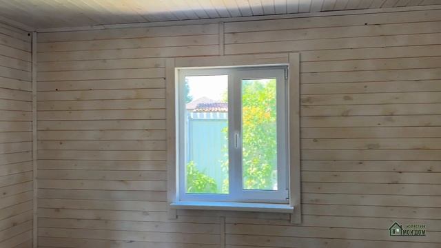 Каркасный дом 8,0х8,0 м.с вальмовой крышей. смотреть онлайн